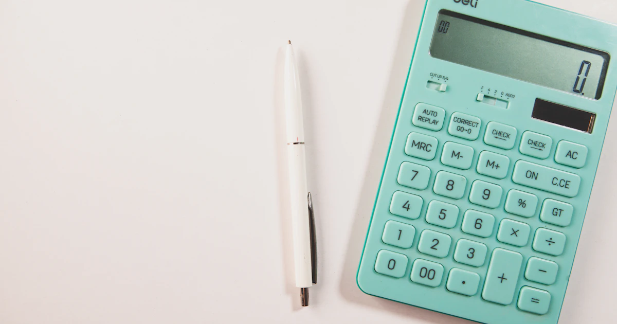 Calculadora com operações de porcentagem e desconto